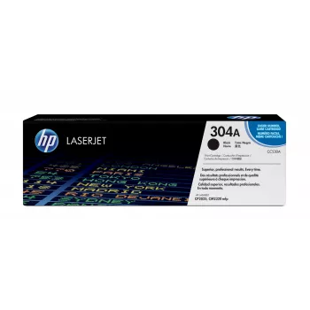 HP 304A musta alkuperäinen LaserJet-värikasetti, 3 500 sivua, musta, 1 kpl