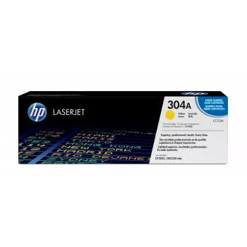 HP 304A keltainen alkuperäinen LaserJet värikasetti, 2 800 sivua, keltainen, 1 kpl