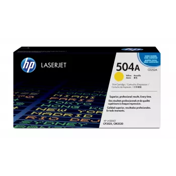 HP 504A keltainen alkuperäinen LaserJet-värikasetti, 7 000 sivua, keltainen, 1 kpl
