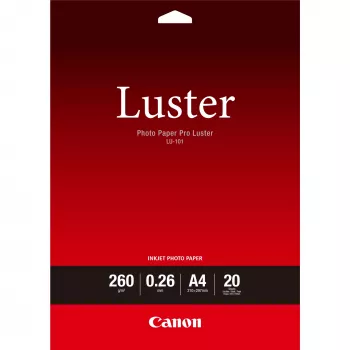 Valokuvapaperi, Canon, LU-101 Luster valokuvapaperi Pro A4 - 20 arkkia