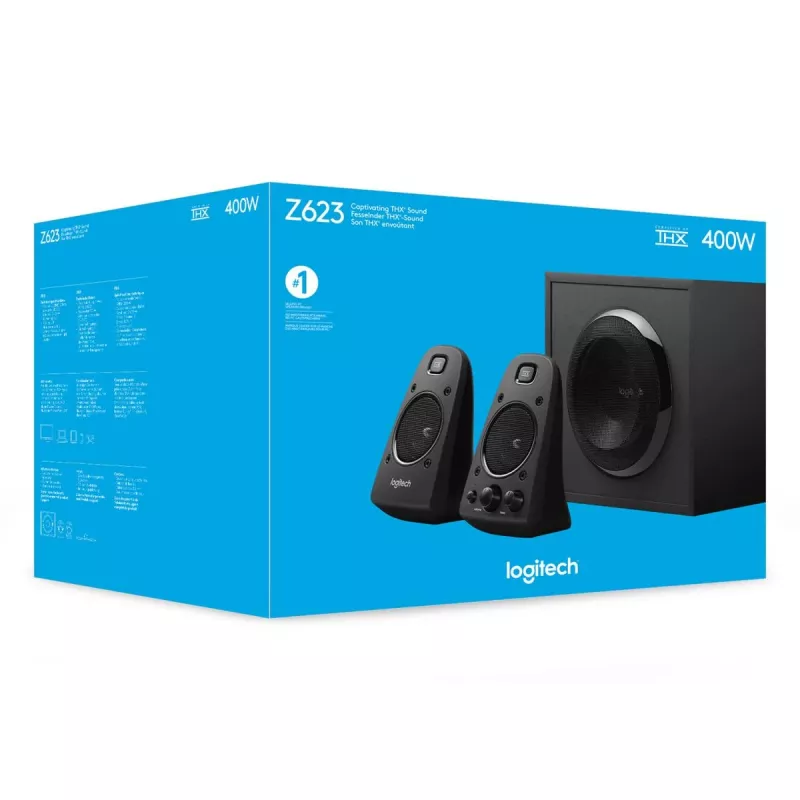 Kaiutin Logitech SPEAKER 2.1 Z623/980-000403 200W