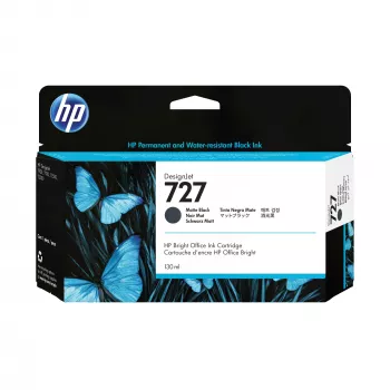 HP 727 130 ml mattamusta DesignJet-värikasetti