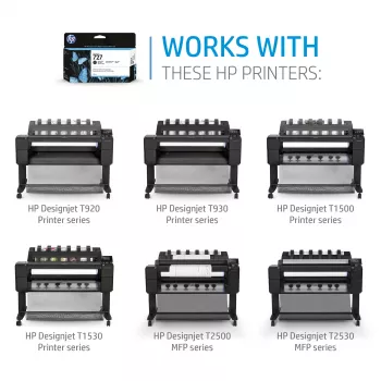 HP 727 130 ml harmaa DesignJet-värikasetti