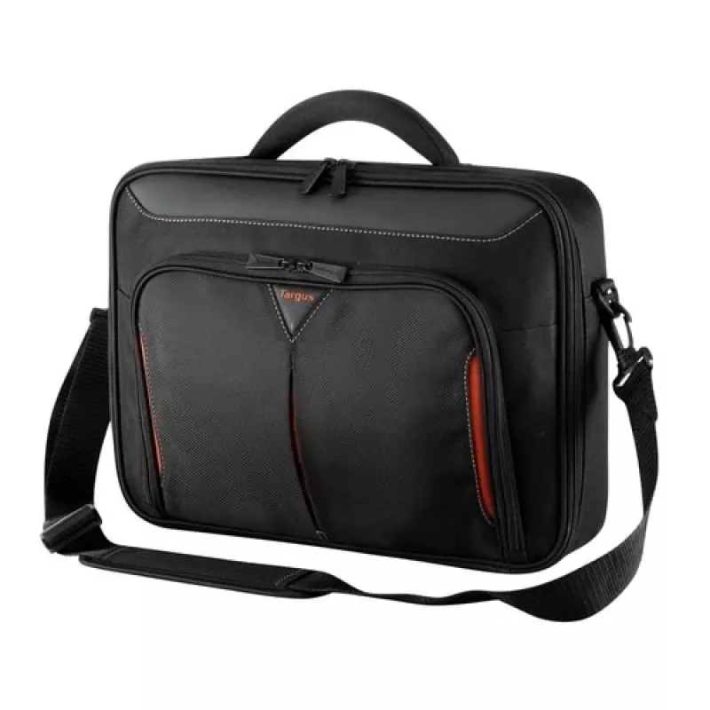 Targus Classic+ 14 tuuman Clamshell-kannettavan laukku, musta/punainen CN414EU