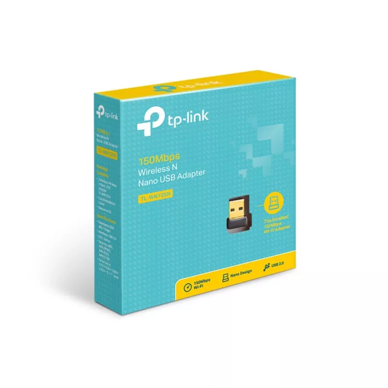 Langaton USB-sovitin TP-Link TL-WN725N 150 Mbps