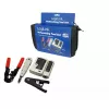 Kaapelityökalujen valmistelusarja LOGILINK WZ0012 — työkalut RJ45- ja RJ11-liittimille (kuorintatyökalu, puristuspihdit, leikkuri)