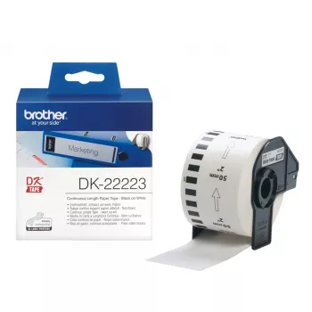 Brother DK-22223 tulostustarra valkoinen