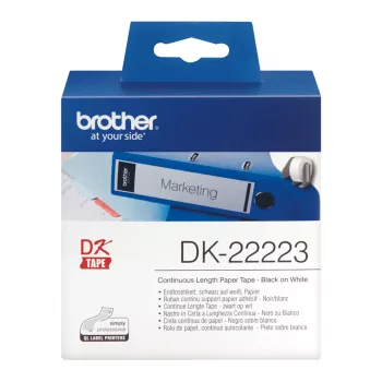Brother DK-22223 tulostustarra valkoinen