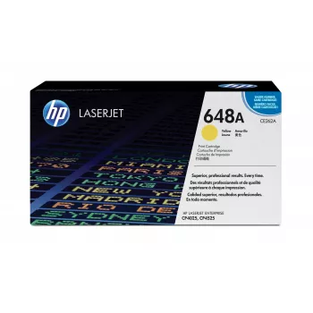 HP 648A keltainen alkuperäinen LaserJet-värikasetti, 11 000 sivua, keltainen, 1 kpl