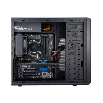 COOLER MASTER kotelo Coolermaster Force 500 Midi-Tower ATX ilman virtalähdettä musta