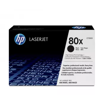 Värikasetti HP 80X High Yield CF280X 10000 sivua musta
