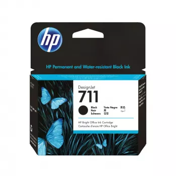 HP 711 80 ml musta DesignJet-mustekasetti