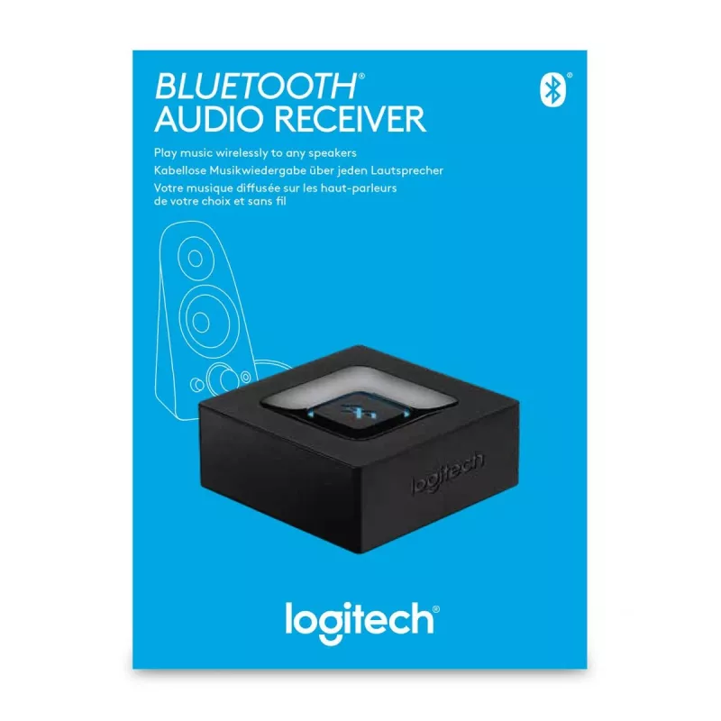 Logitech 980-000912 Bluetooth-äänivastaanotin, musta