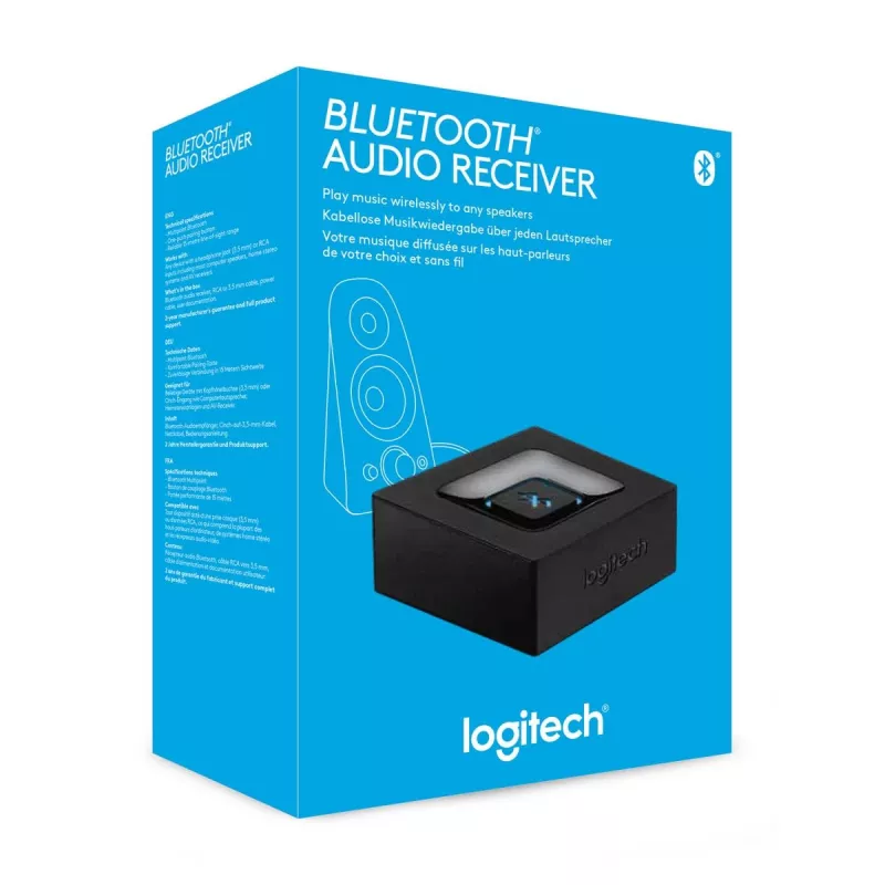 Logitech 980-000912 Bluetooth-äänivastaanotin, musta