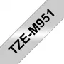 Brother TZE-M951 merkintänauha musta hopealla
