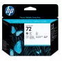 HP 72 harmaa ja valokuvamusta DesignJet-tulostuspää