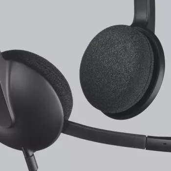 LOGITECH H340 - USB - kuulokemikrofoni - musta