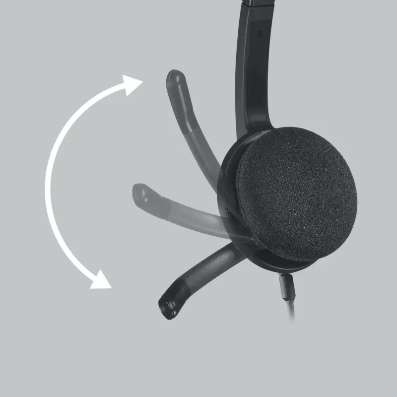 LOGITECH H340 - USB - kuulokemikrofoni - musta