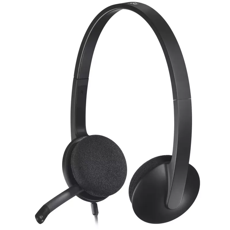 LOGITECH H340 - USB - kuulokemikrofoni - musta