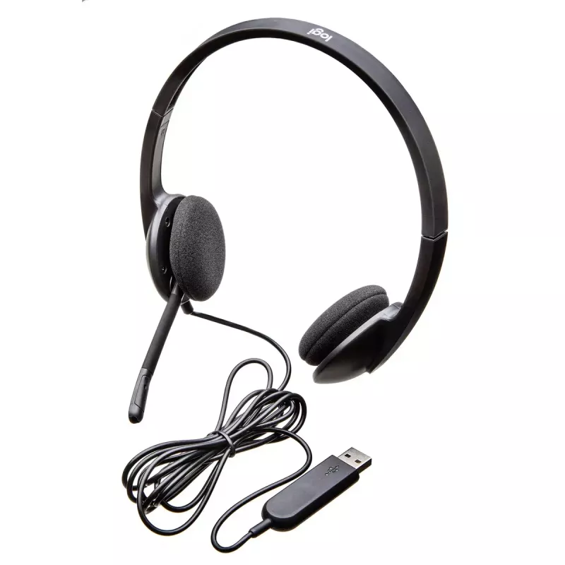 LOGITECH H340 - USB - kuulokemikrofoni - musta