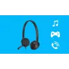 LOGITECH H340 - USB - kuulokemikrofoni - musta