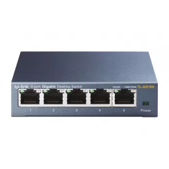 Hallitsematon kytkin TP-Link TL-SG105 5-porttinen 10/100/1000Mbps