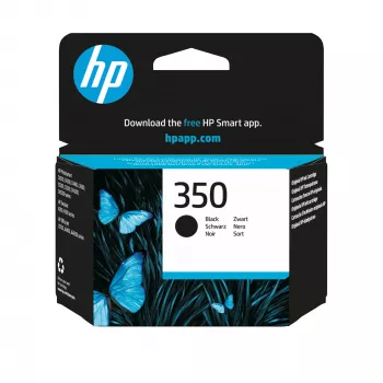 HP 350 alkuperäinen musta mustekasetti