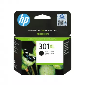 HP 301XL alkuperäinen mustekasetti musta, suuri tuotto, musta, 1 kpl, 360 sivua