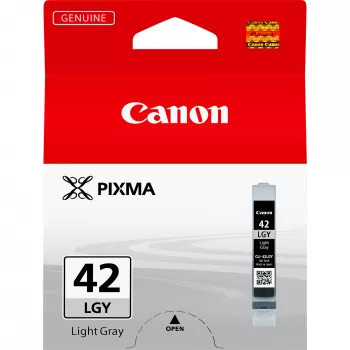 Canon CLI-42LGY vaaleanharmaa mustekasetti, vakiokapasiteetti, vaaleanharmaa, pigmenttimuste, 1 kpl, 835 sivua