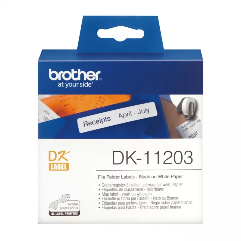 Arkistokansion tarrat Brother DK11203