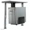 Neomounts CPU-D200BLACK CPU-teline - max. 30 kg - yleismallinen, pöytään kiinnitettävä CPU-teline, 30 kg, musta, teräs, Taiwan, 230 mm