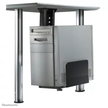 Neomounts CPU-D200BLACK CPU-teline - max. 30 kg - yleismallinen, pöytään kiinnitettävä CPU-teline, 30 kg, musta, teräs, Taiwan, 230 mm