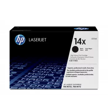 HP 14X musta alkuperäinen LaserJet-värikasetti, suuri tuotto, 17500 sivua, musta, 1 kpl