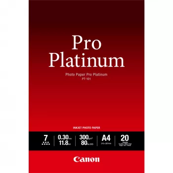 Canon PT-101 Pro Platinum valokuvapaperi A4 – 20 arkkia