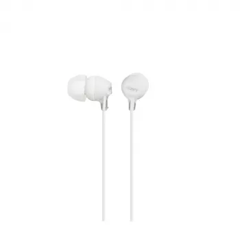 Sony MDR-EX15AP, johdollinen, 8 - 22000 Hz, puheluihin/musiikkiin, 3 g, headset, valkoinen