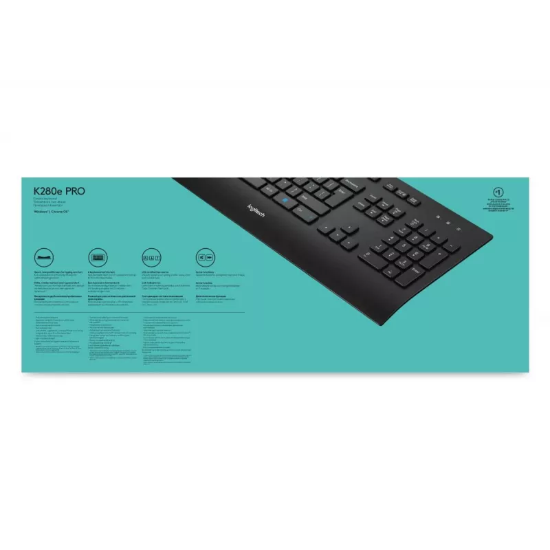 LOGITECH johdollinen näppäimistö K280e - Qwerty Us Int'l