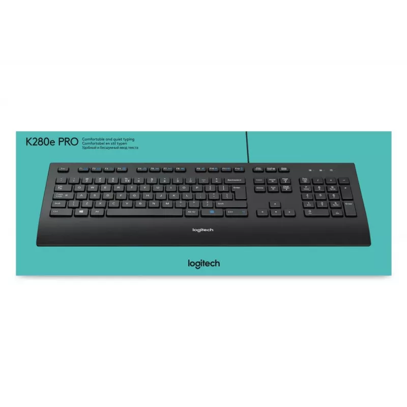 LOGITECH johdollinen näppäimistö K280e - Qwerty Us Int'l