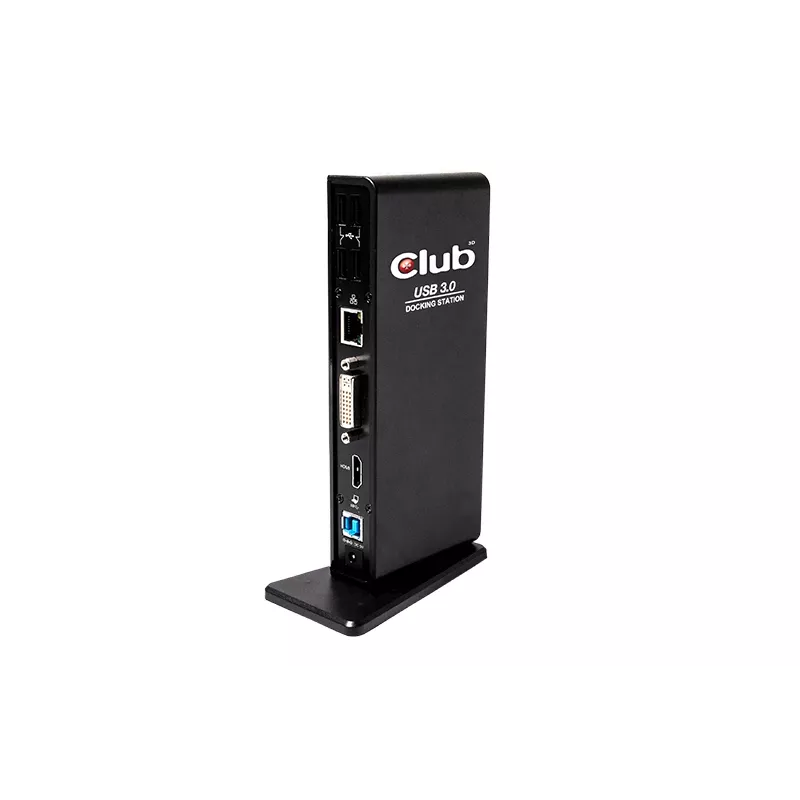 CLUB3D USB Gen1 Type-A Dual Display (HDMI ja DVI) DisplayLink™ -telakointiasema