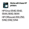 HP 62 musta alkuperäinen mustekasetti