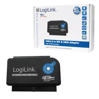 Kaapeliadapteri LogiLink AU0028A USB 3.0 IDE SATA musta