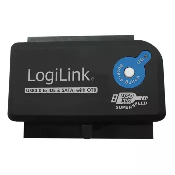 Kaapeliadapteri LogiLink AU0028A USB 3.0 IDE SATA musta