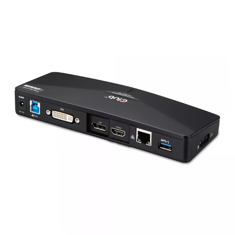 CLUB3D CSV-3103D The Club 3D universaali USB 3.1 Gen 1 UHD 4K -telakointiasema DisplayLink™