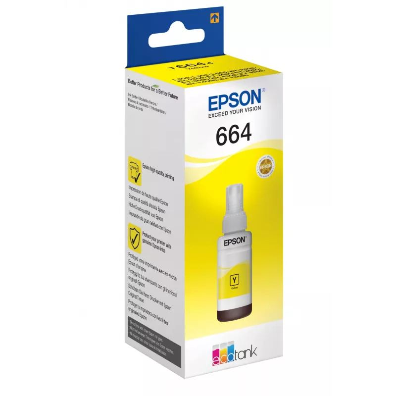 Epson 664 Ecotank keltainen mustepullo (70 ml)