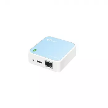 TP-Link TL-WR802N WLAN-reititin Fast Ethernet yksitaajuus (2,4 GHz) sininen, valkoinen