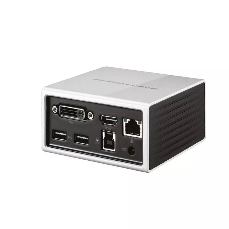 CLUB3D USB 3.2 Gen 1 4K UHD 30Hz Mini-telakointiasema ultrahohut muotoilu