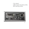 CLUB3D USB 3.2 Gen 1 4K UHD 30Hz Mini-telakointiasema ultrahohut muotoilu