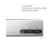 CLUB3D USB 3.2 Gen 1 4K UHD 30Hz Mini-telakointiasema ultrahohut muotoilu