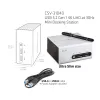 CLUB3D USB 3.2 Gen 1 4K UHD 30Hz Mini-telakointiasema ultrahohut muotoilu