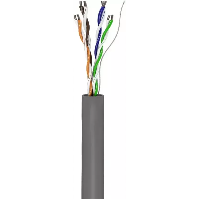 Verkkokaapeli Goobay CAT 5e U/UTP 100 m harmaa