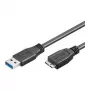 USB-kaapeli Goobay 1 m USB 3.0 A/micro-B musta